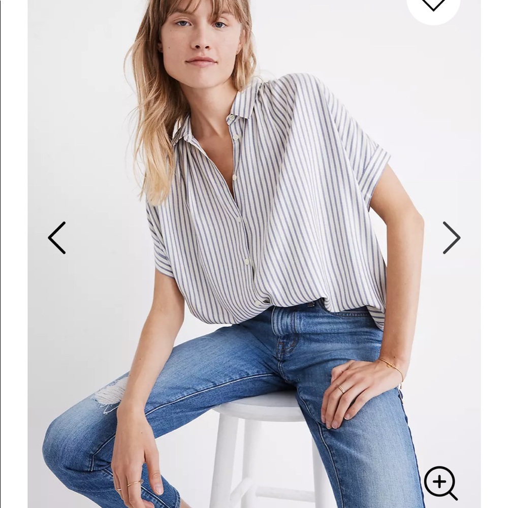Medium Madewell Central Drapey Shirt NWT